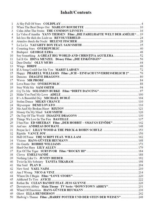Produktbild: Piano gef&auml;llt mir! 50 Chart & Film Hits - Band 4 mit MP3 CD