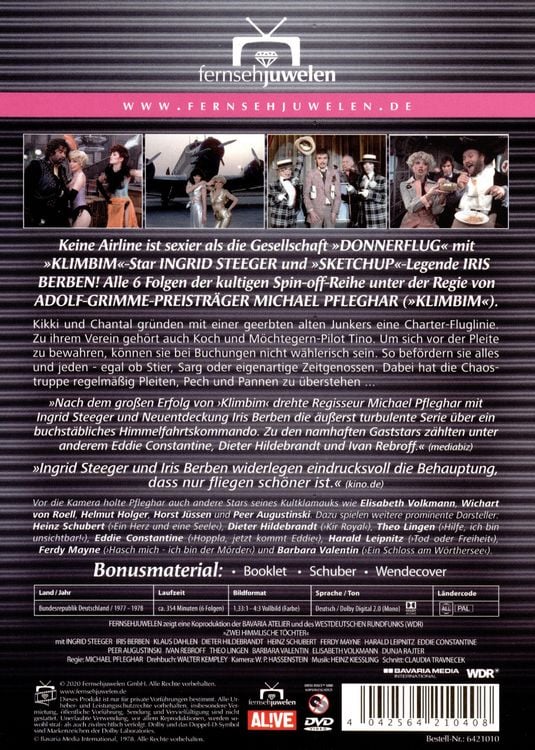 Produktbild: Zwei himmlische T&ouml;chter - Die komplette Serie (Alle 6 Folgen) (Fernsehjuwelen) [2 DVDs]