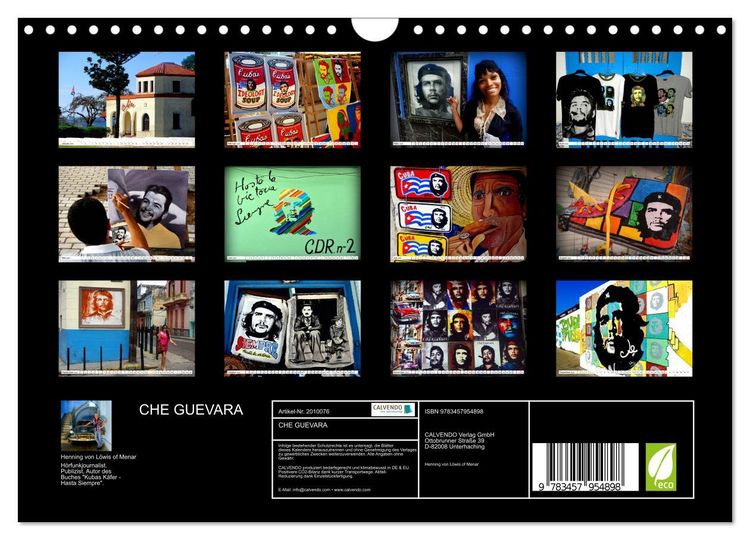 Produktbild: CHE GUEVARA (Wandkalender 2026 DIN A4 quer), CALVENDO Monatskalender