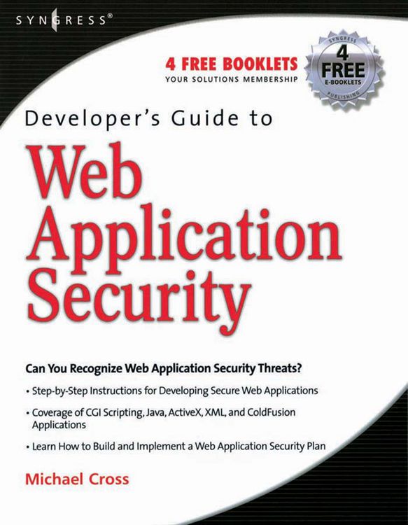 Produktbild: Developer's Guide to Web Application Security