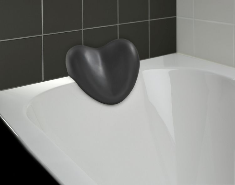 Produktbild: Kopf- und Nackenkissen Mod. Tropic Black, f&uuml;r die Badewanne