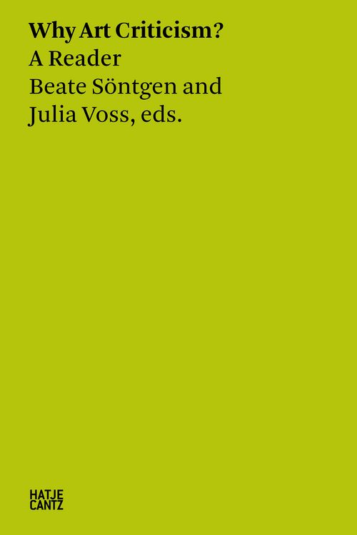 Produktbild: Why Art Criticism? A Reader