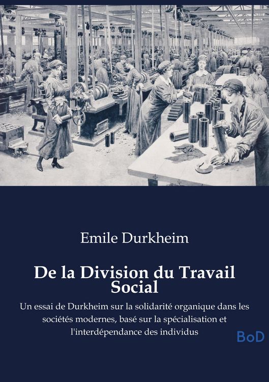 Produktbild: De la Division du Travail Social