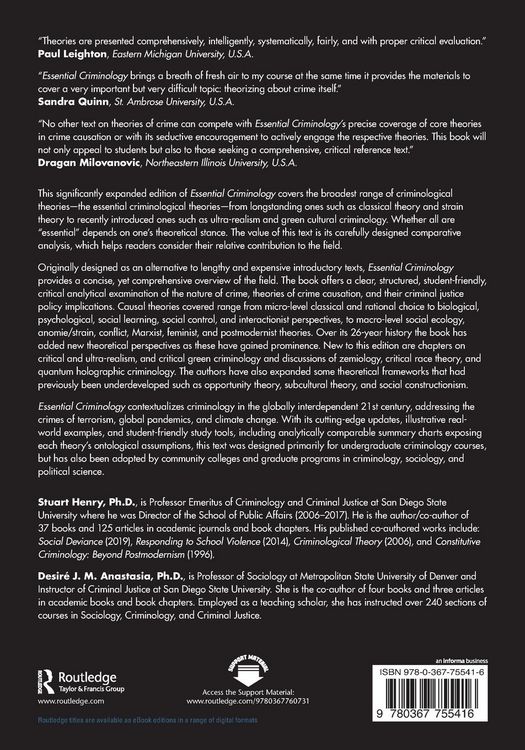 Produktbild: Essential Criminology