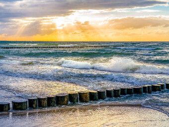 Produktbild: CALVENDO Puzzle Strandansicht Zingst | 1000 Teile Lege-Gr&ouml;&szlig;e 64x48cm Foto-Puzzle f&uuml;r gl&uuml;ckliche Stunden