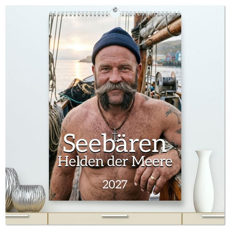 Produktbild: Seeb&auml;ren - Helden der Meere (hochwertiger Premium Wandkalender 2027 DIN A2 hoch), Kunstdruck in Hochglanz