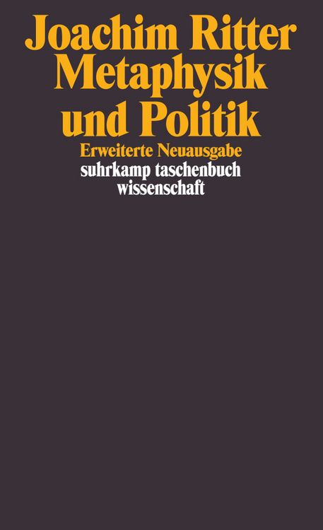 Produktbild: Metaphysik und Politik