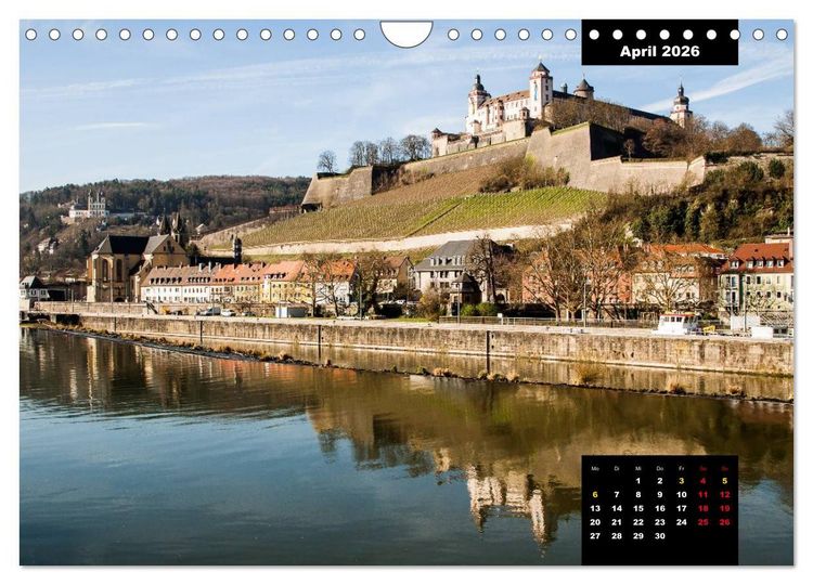 Produktbild: W&uuml;rzburg - Die Perle Unterfrankens (Wandkalender 2026 DIN A4 quer), CALVENDO Monatskalender
