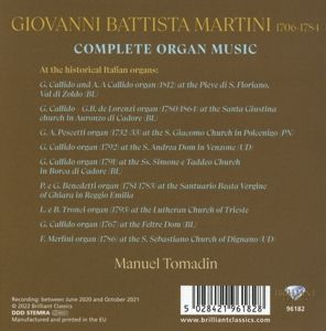Produktbild: Martini:Complete Organ Music