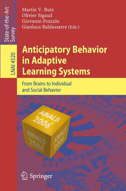 Produktbild: Anticipatory Behavior in Adaptive Learning Systems