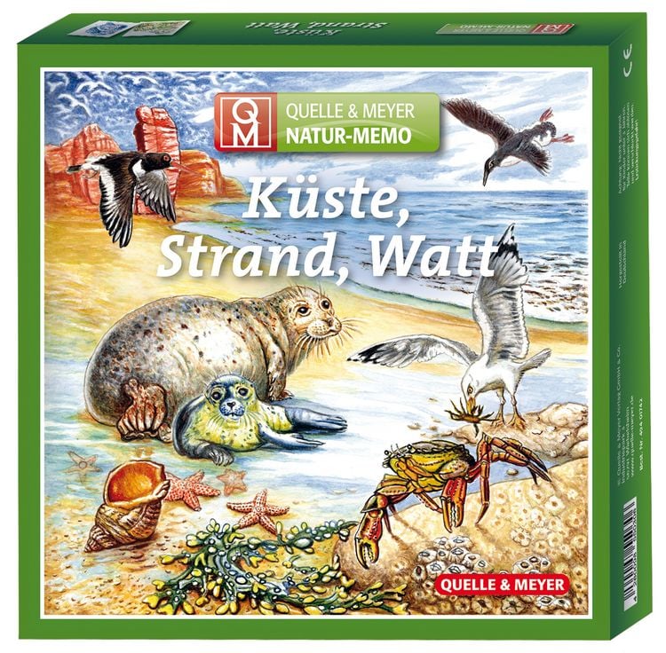 Produktbild: Natur-Memo &bdquo;K&uuml;ste, Strand, Watt&ldquo;