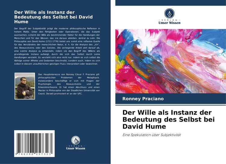 Produktbild: Der Wille als Instanz der Bedeutung des Selbst bei David Hume