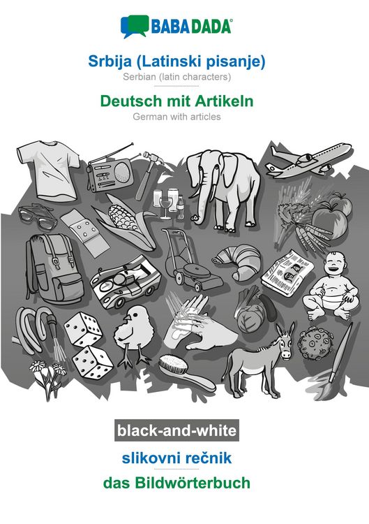 Produktbild: Srbija (Latinski pisanje) - Deutsch mit Artikeln, slikovni re&iquest;nik, BW