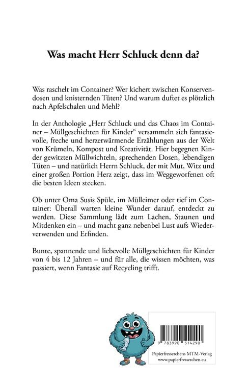 Produktbild: Herr Schluck und das Chaos im Container - M&uuml;llgeschichten f&uuml;r Kinder