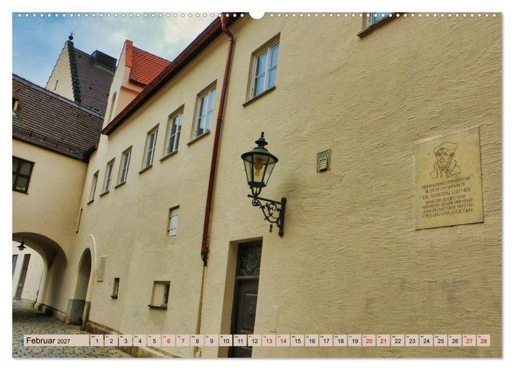 Produktbild: Hier war Martin Luther (hochwertiger Premium Wandkalender 2027 DIN A2 quer), Kunstdruck in Hochglanz