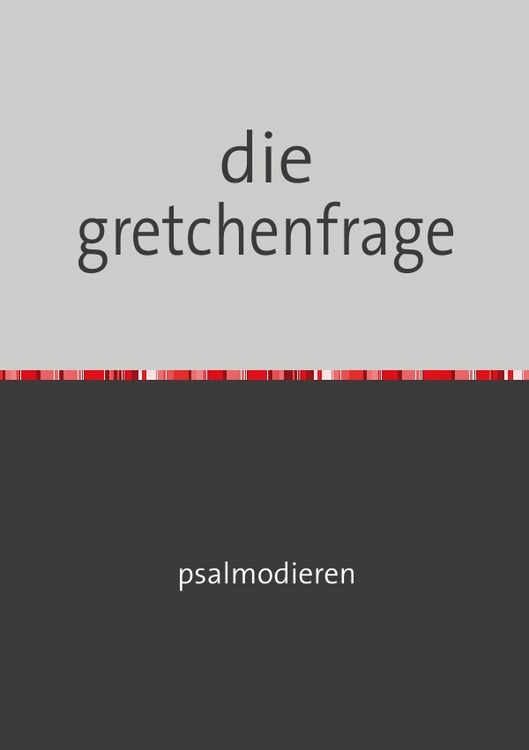 Produktbild: Die gretchenfrage