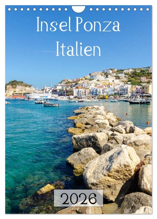 Produktbild: Insel Ponza - Italien (Wandkalender 2026 DIN A4 hoch), CALVENDO Monatskalender