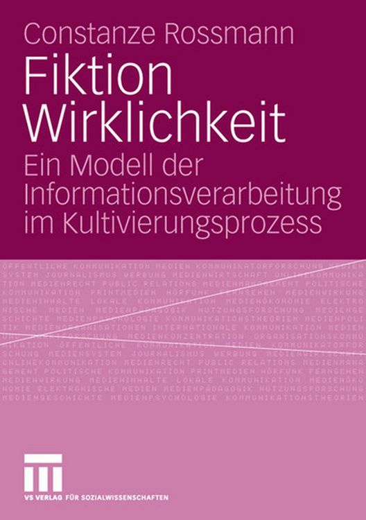 Produktbild: Fiktion Wirklichkeit
