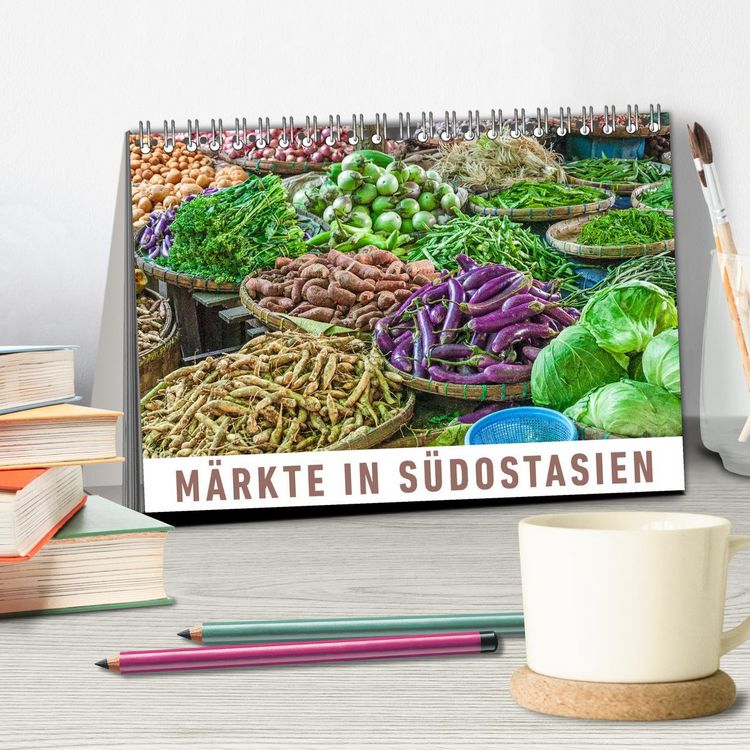Produktbild: M&auml;rkte in S&uuml;dostasien (Tischkalender 2026 DIN A5 quer), CALVENDO Monatskalender