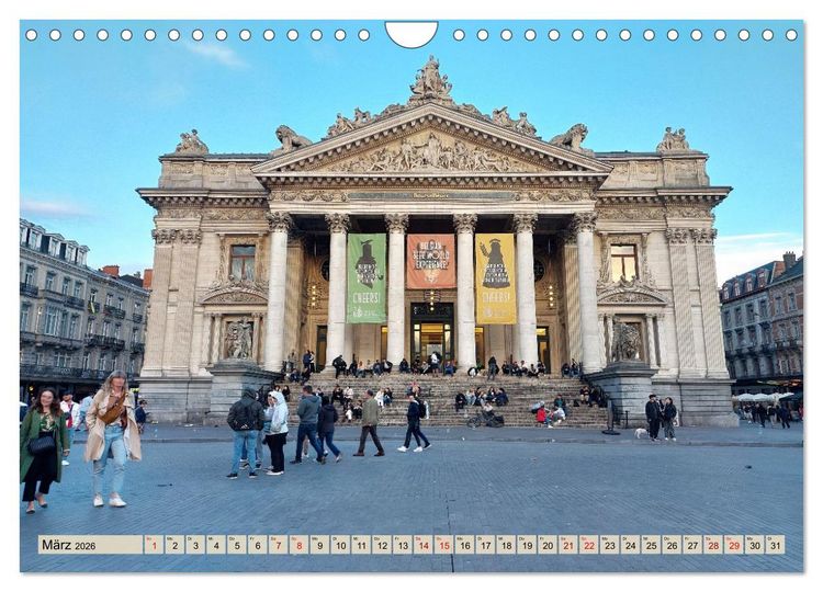 Produktbild: Br&uuml;ssel - Spannende Metropole (Wandkalender 2026 DIN A4 quer), CALVENDO Monatskalender