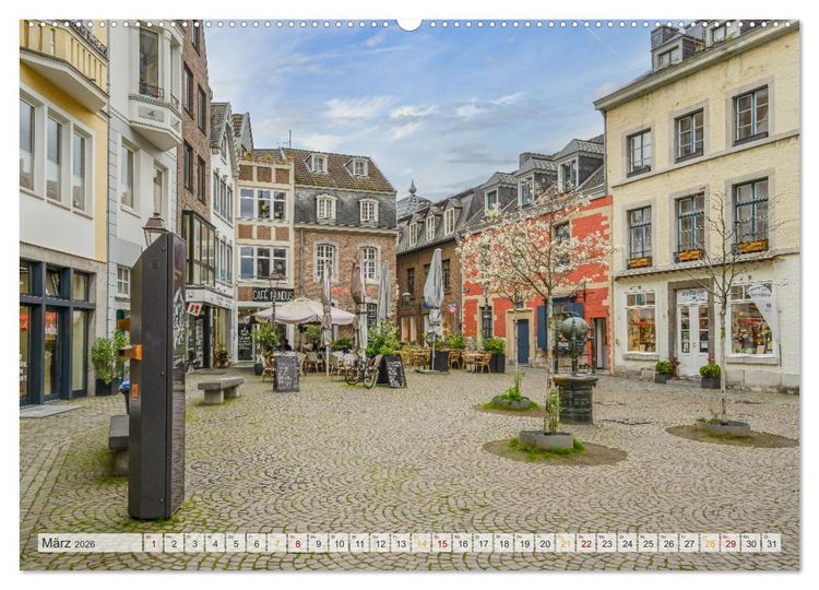 Produktbild: Aachen Impressionen (hochwertiger Premium Wandkalender 2026 DIN A2 quer), Kunstdruck in Hochglanz