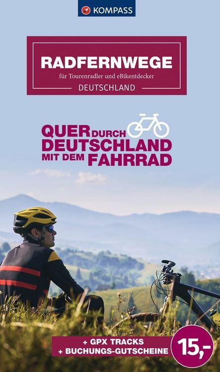 Produktbild: KOMPASS Radfernwege quer durch Deutschland