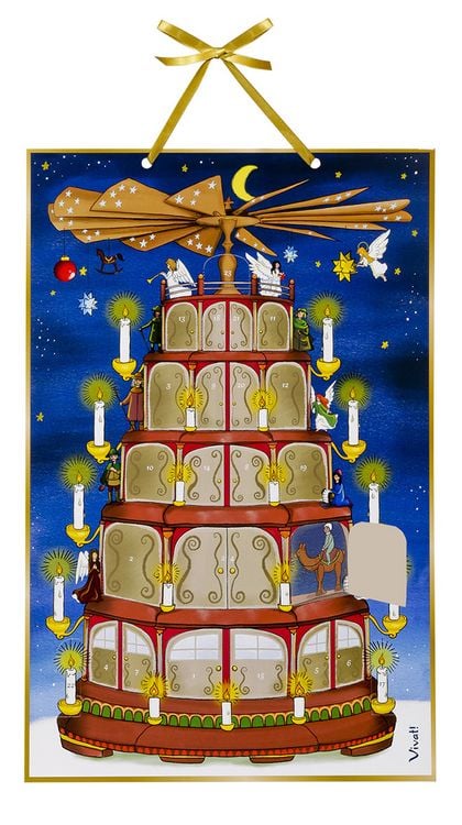 Produktbild: Adventskalender &raquo;Die Adventspyramide&laquo;