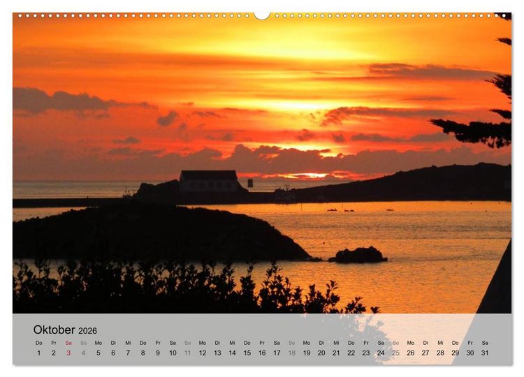 Produktbild: Bretagne - Wildnis Finist&egrave;re (hochwertiger Premium Wandkalender 2026 DIN A2 quer), Kunstdruck in Hochglanz