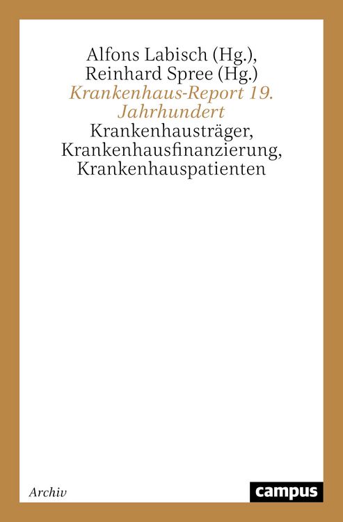 Produktbild: Krankenhaus-Report 19. Jahrhundert