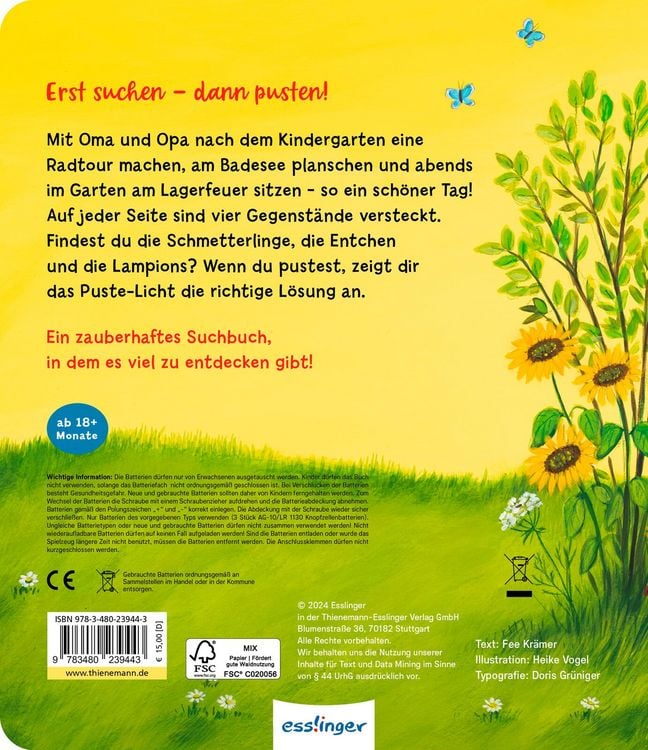 Produktbild: Mein Puste-Licht-Buch: Ein Tag, wie ich ihn mag!