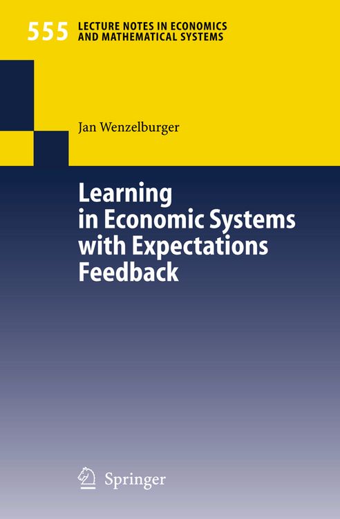 Produktbild: Learning in Economic Systems with Expectations Feedback