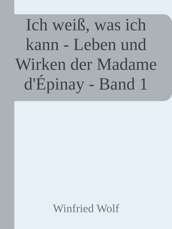 Produktbild: Ich wei&szlig;, was ich kann - Band I