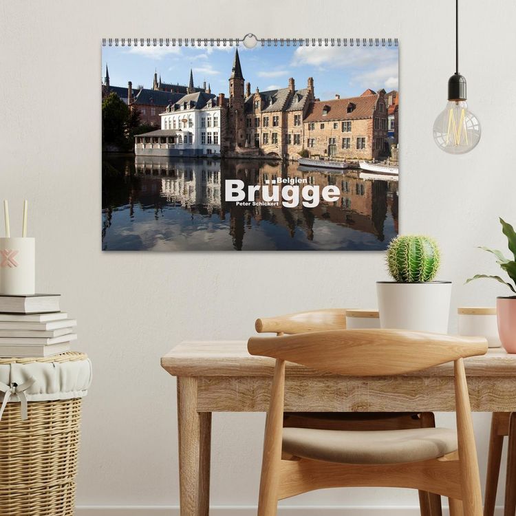 Produktbild: Br&uuml;gge - Belgien (Wandkalender 2026 DIN A3 quer), CALVENDO Monatskalender