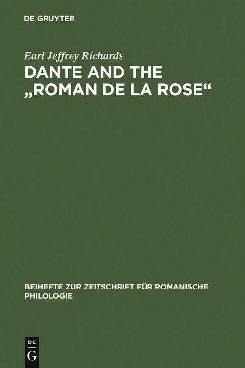 Produktbild: Dante and the "Roman de la Rose"