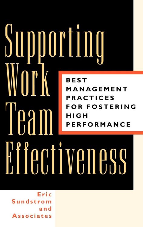 Produktbild: Supporting Work Team Effectiveness