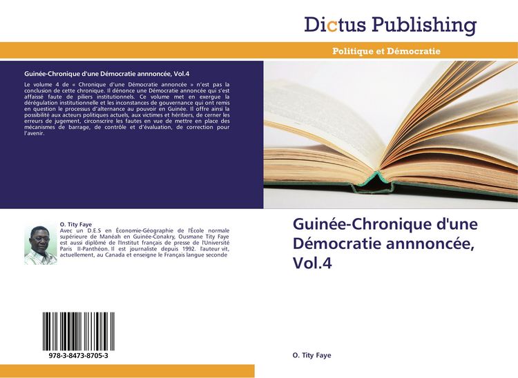 Produktbild: Guin&eacute;e-Chronique d'une D&eacute;mocratie annnonc&eacute;e, Vol.4