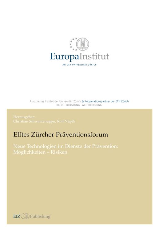 Produktbild: Elftes Z&uuml;rcher Pr&auml;ventionsforum