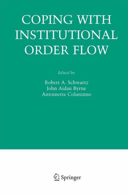 Produktbild: Coping With Institutional Order Flow