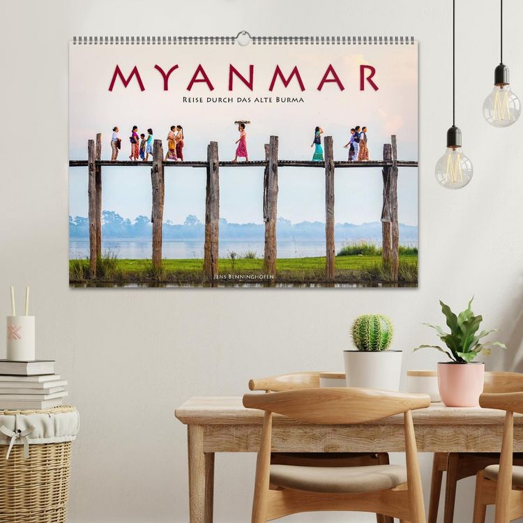 Produktbild: Myanmar - Reise durch das alte Burma (Wandkalender 2026 DIN A2 quer), CALVENDO Monatskalender