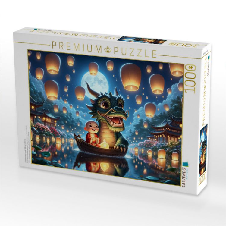 Produktbild: CALVENDO Puzzle Lichtermeer in n&auml;chtlichem Glanz | 1000 Teile Lege-Gr&ouml;&szlig;e 64x48cm Foto-Puzzle f&uuml;r gl&uuml;ckliche Stunden