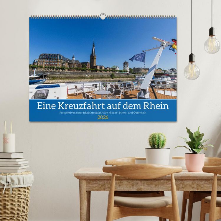 Produktbild: Eine Kreuzfahrt auf dem Rhein (Wandkalender 2026 DIN A2 quer), CALVENDO Monatskalender