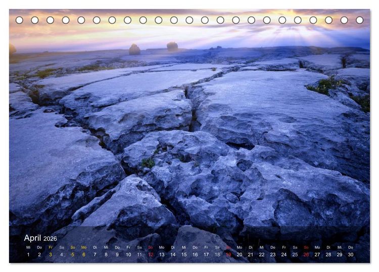Produktbild: Irland Eire - Impressionen der Gr&uuml;nen Insel (Tischkalender 2026 DIN A5 quer), CALVENDO Monatskalender