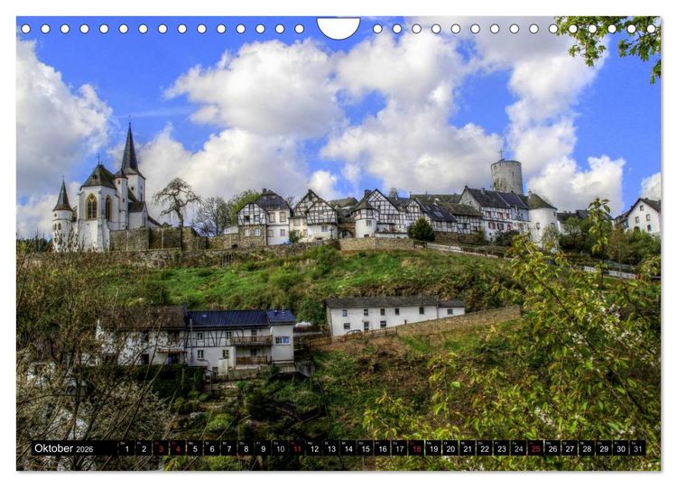 Produktbild: Faszination Eifel (Wandkalender 2026 DIN A4 quer), CALVENDO Monatskalender