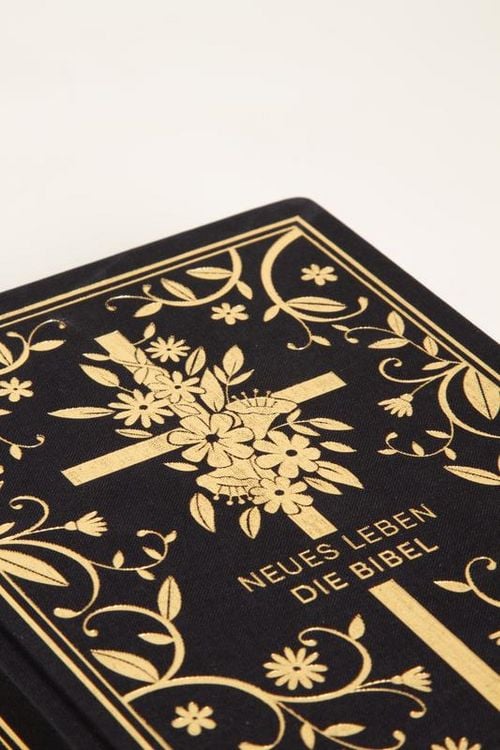 Neues Leben. Die Bibel - Golden Grace Edition, Tintenschwarz