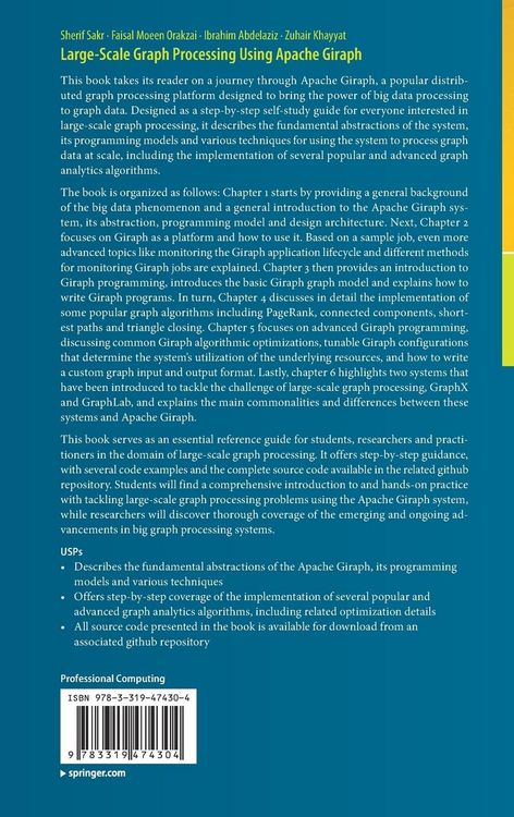Produktbild: Large-Scale Graph Processing Using Apache Giraph