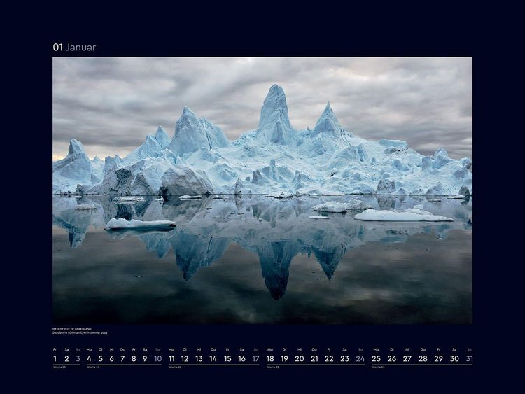 Produktbild: Eiswelten - KUNTH Wandkalender 2027