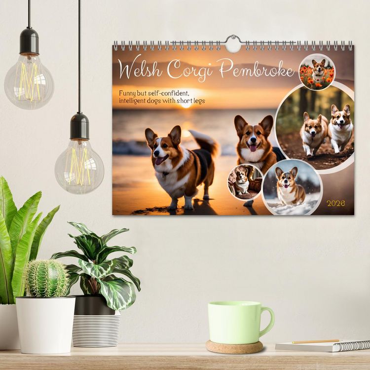 Produktbild: Welsh Corgi Pembroke (Wall Calendar 2026 DIN A4 landscape), CALVENDO 12 Month Wall Calendar