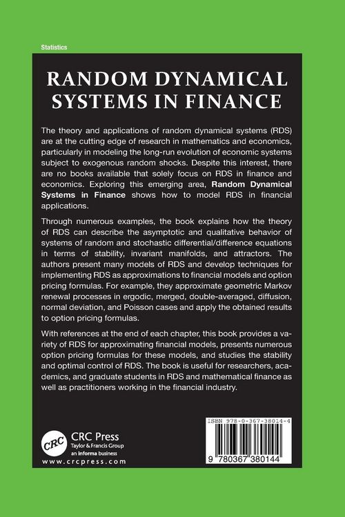 Produktbild: Random Dynamical Systems in Finance