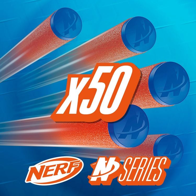 Produktbild: Hasbro F8639EU4 - Nerf N Series N1 Darts 50x, High-Perfomance Dart-Blastern