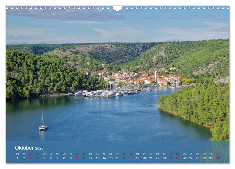 Produktbild: Dalmatien - Stille Orte (Wandkalender 2026 DIN A3 quer), CALVENDO Monatskalender